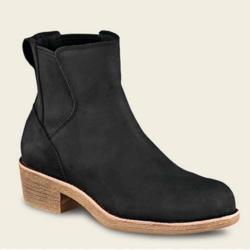 WORX Red Wing Zinc Chelsea Boot Steel Toe Heat Slip Resistant 5156 Women's‎ 8M